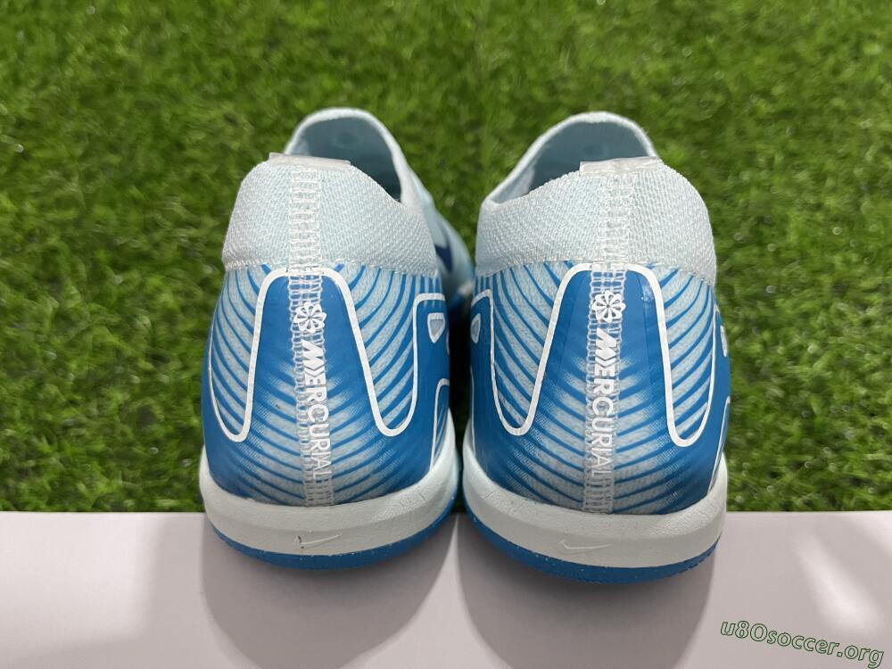 Nike Air Zoom Mercurial Vapor 16 Elite IC Football Shoes - Jade/Blue/White