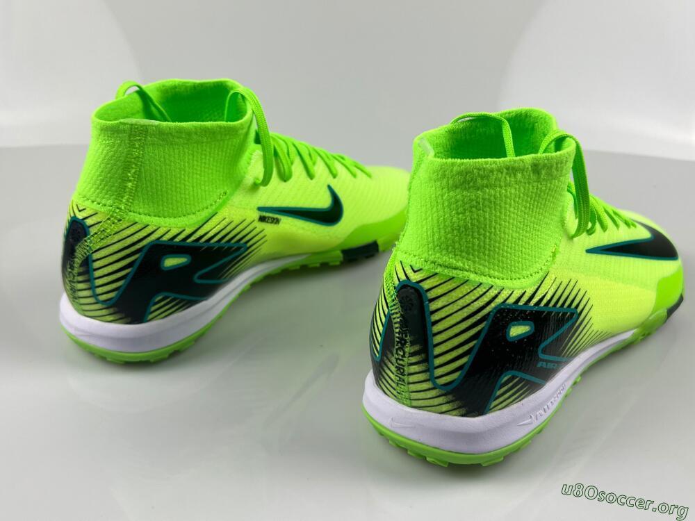 Nike Air Zoom Mercurial Superfly 10 Elite TF Football Shoes - Yellow/Black/White