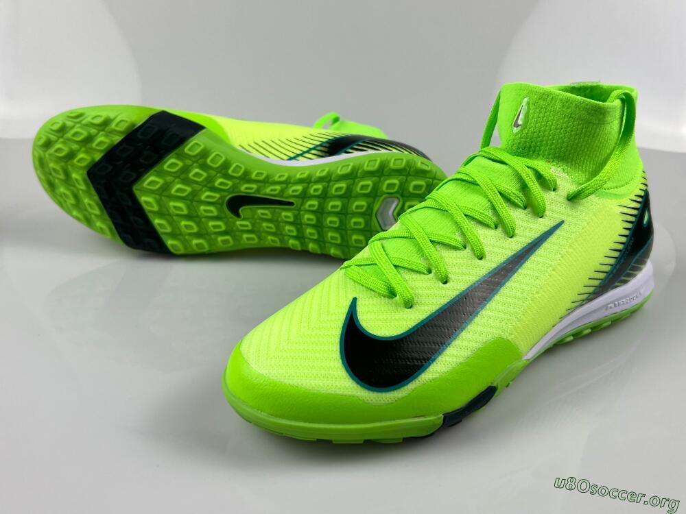 Nike Air Zoom Mercurial Superfly 10 Elite TF Football Shoes - Yellow/Black/White