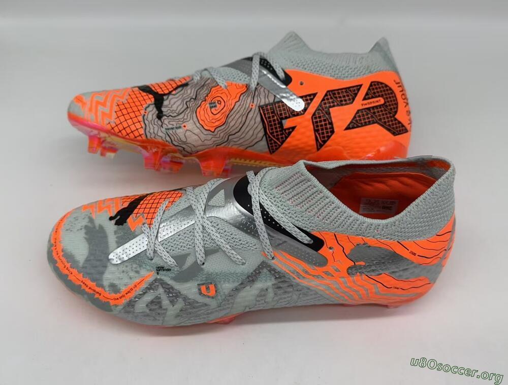 Puma Future Ultimate FG Football Boots - Silver/Red/Pink