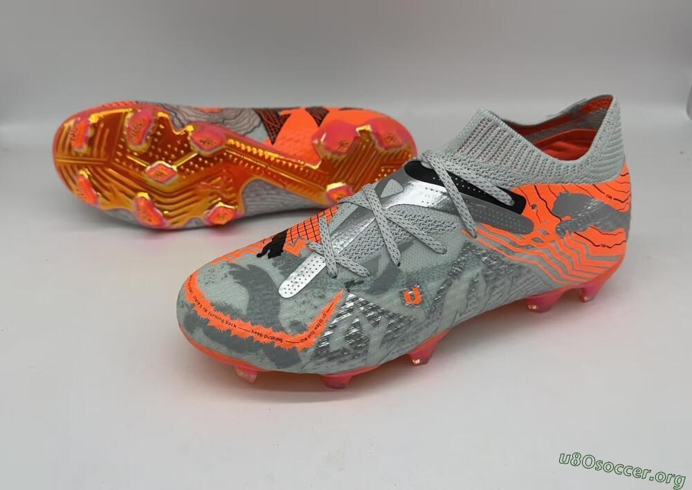 Puma Future Ultimate FG Football Boots - Silver/Red/Pink