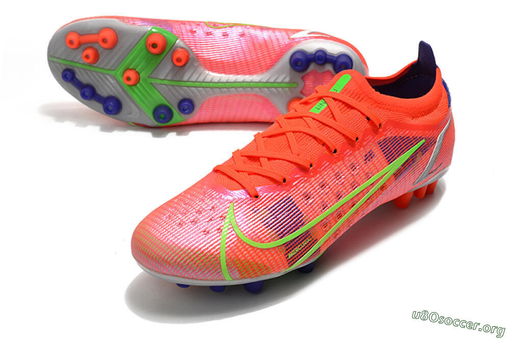 Nike Mercurial Vapor 14 Elite AG Football Boots - Red/Yellow/Silver 0