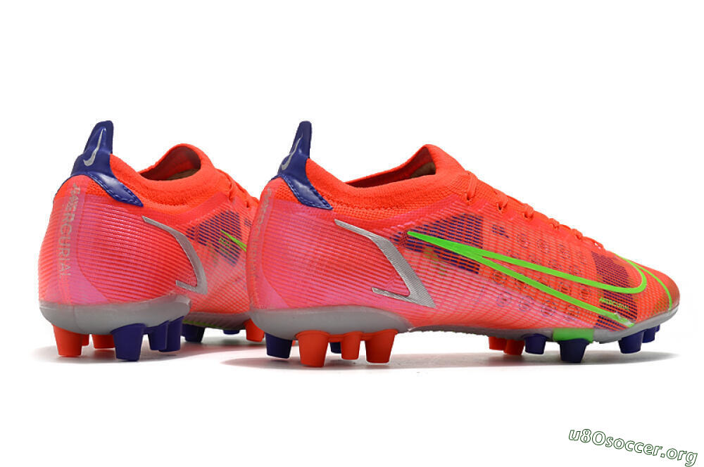 Nike Mercurial Vapor 14 Elite AG Football Boots - Red/Yellow/Silver 6