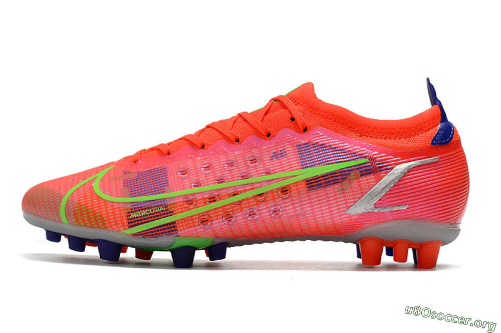 Nike Mercurial Vapor 14 Elite AG Football Boots - Red/Yellow/Silver 3