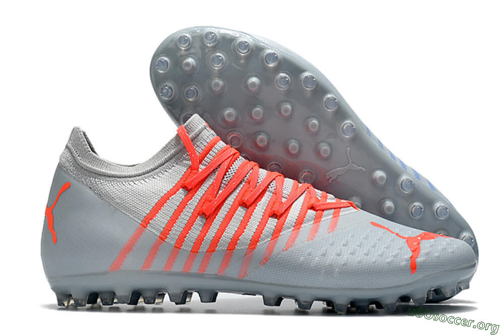 Puma Future Z 1.1 AG Football Boots - Grey/Blue 2
