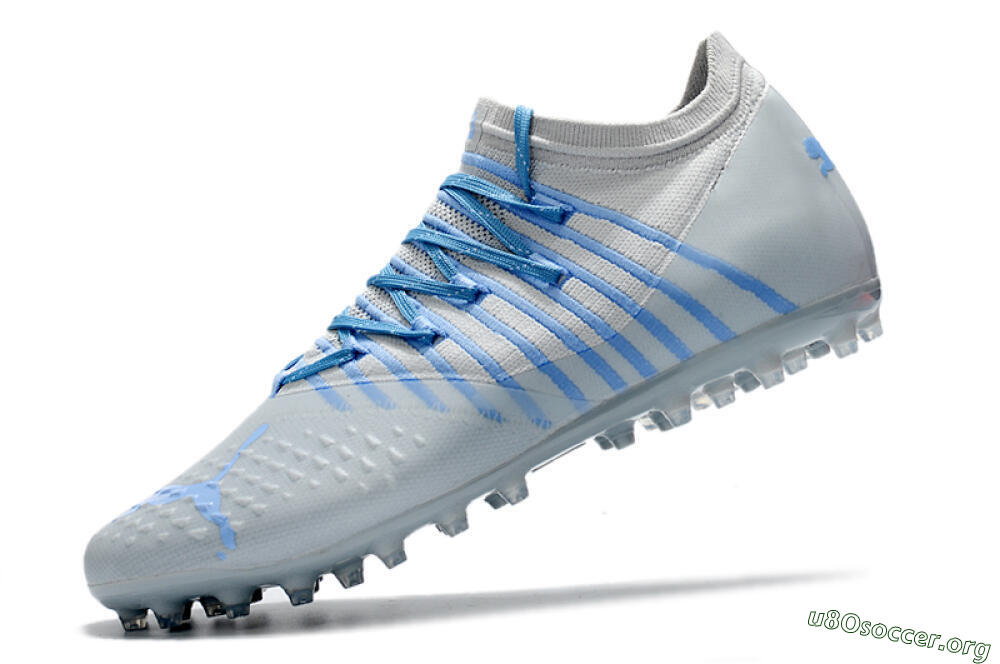Puma Future Z 1.1 AG Football Boots - Grey/Blue 5