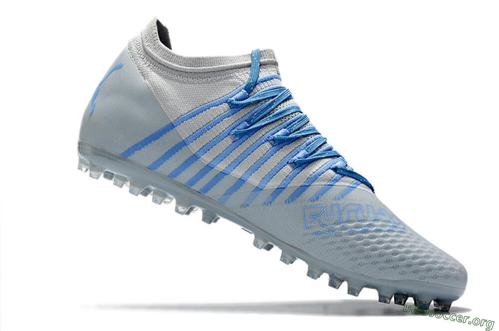 Puma Future Z 1.1 AG Football Boots - Grey/Blue 4