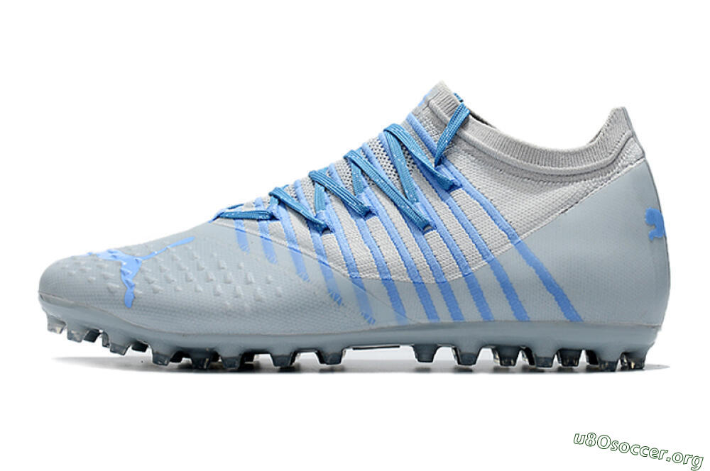 Puma Future Z 1.1 AG Football Boots - Grey/Blue 3
