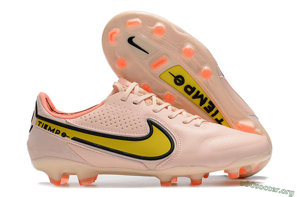 Nike Tiempo Legend 9 Elite FG Football Boots - Pink/Yellow/Black 2