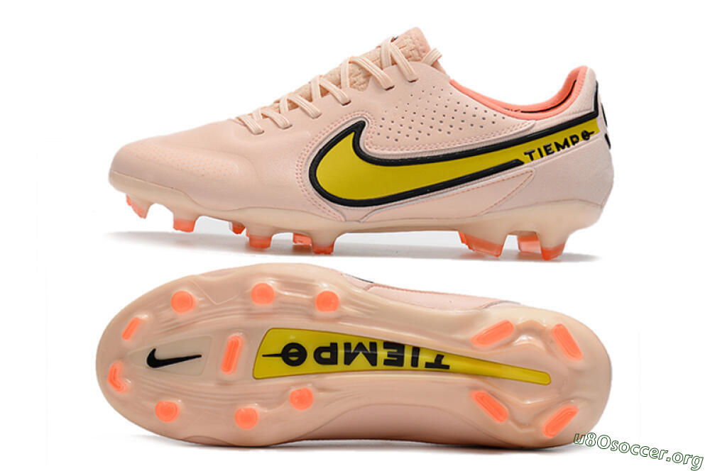 Nike Tiempo Legend 9 Elite FG Football Boots - Pink/Yellow/Black 1
