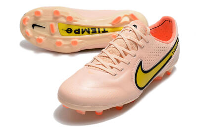 Nike Tiempo Legend 9 Elite FG Football Boots - Pink/Yellow/Black
