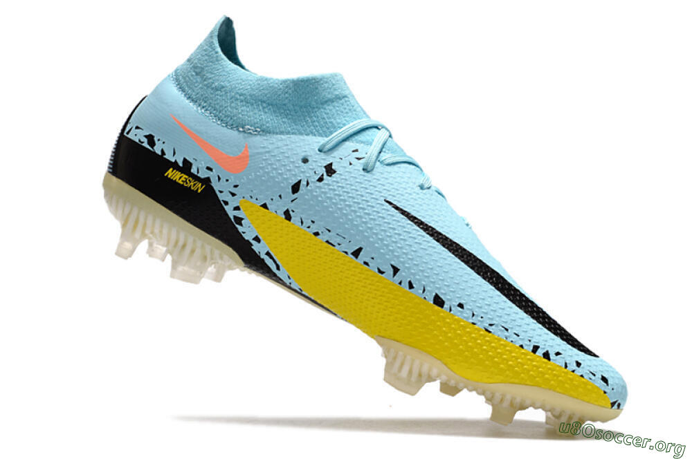 Nike Phantom GT2 DF Elite FG Football Boots - Jade/Yellow/Pink 4