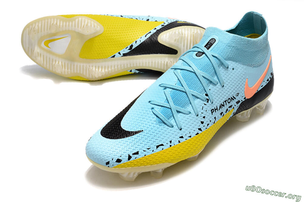 Nike Phantom GT2 DF Elite FG Football Boots - Jade/Yellow/Pink 0