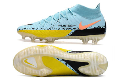 Nike Phantom GT2 DF Elite FG Football Boots - Jade/Yellow/Pink