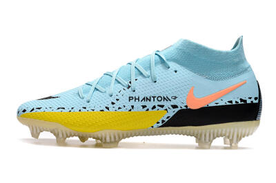 Nike Phantom GT2 DF Elite FG Football Boots - Jade/Yellow/Pink