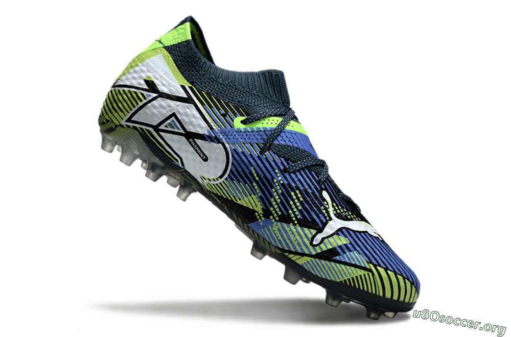 Puma Future Ultimate MG Football Boots - Black/Blue/Yellow 4