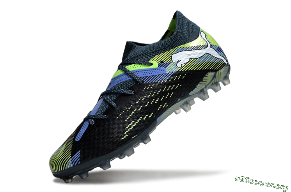 Puma Future Ultimate MG Football Boots - Black/Blue/Yellow 5