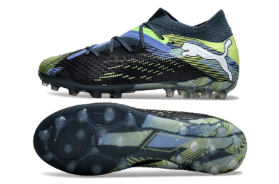Puma Future Ultimate MG Football Boots - Black/Blue/Yellow