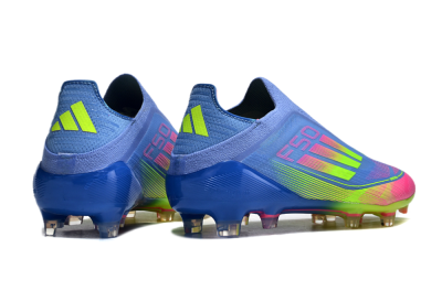 Adidas F50 Elite FG Football Boots - Blue/Pink/Yellow