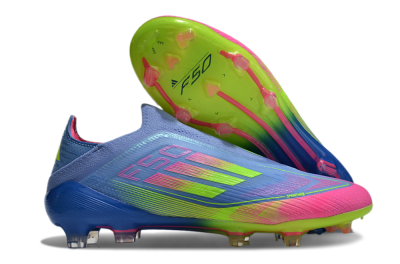 Adidas F50 Elite FG Football Boots - Blue/Pink/Yellow