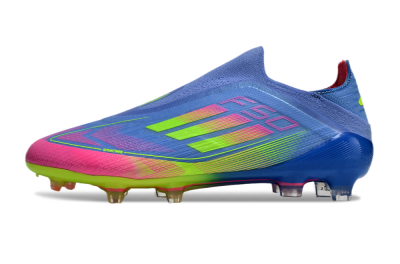 Adidas F50 Elite FG Football Boots - Blue/Pink/Yellow