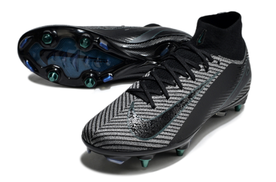 Nike Air Zoom Mercurial Superfly 10 Elite SG Football Boots - Black/Jade