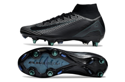 Nike Air Zoom Mercurial Superfly 10 Elite SG Football Boots - Black/Jade