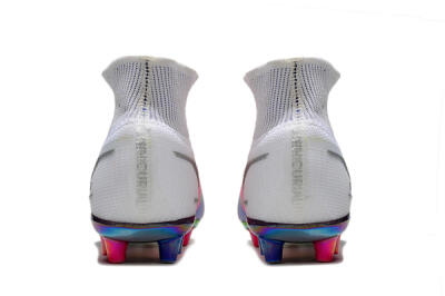 Nike Mercurial Superfly 8 Elite AG Football Boots - White/Pink/Blue/Yellow
