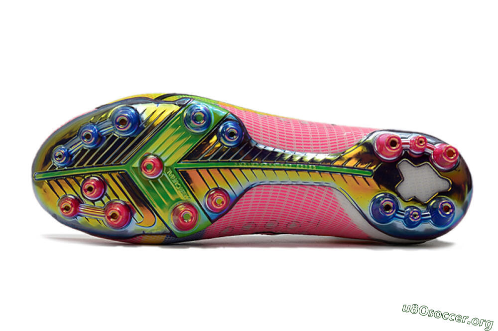 Nike Mercurial Superfly 8 Elite AG Football Boots - White/Pink/Blue/Yellow 6