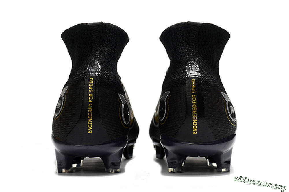 Nike Mercurial Superfly 8 Elite FG Football Boots - Black/Gold/Silver 5