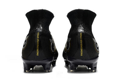 Nike Mercurial Superfly 8 Elite FG Football Boots - Black/Gold/Silver