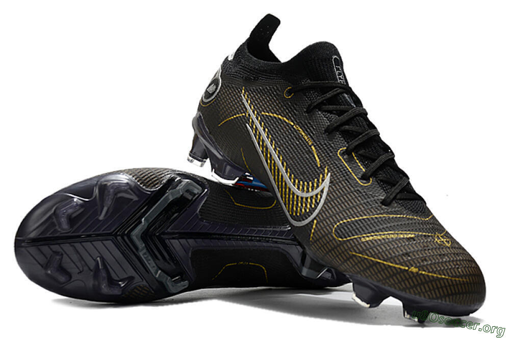 ike Mercurial Vapor 14 Elite FG Football Boots - Black/Gold/Silver 0