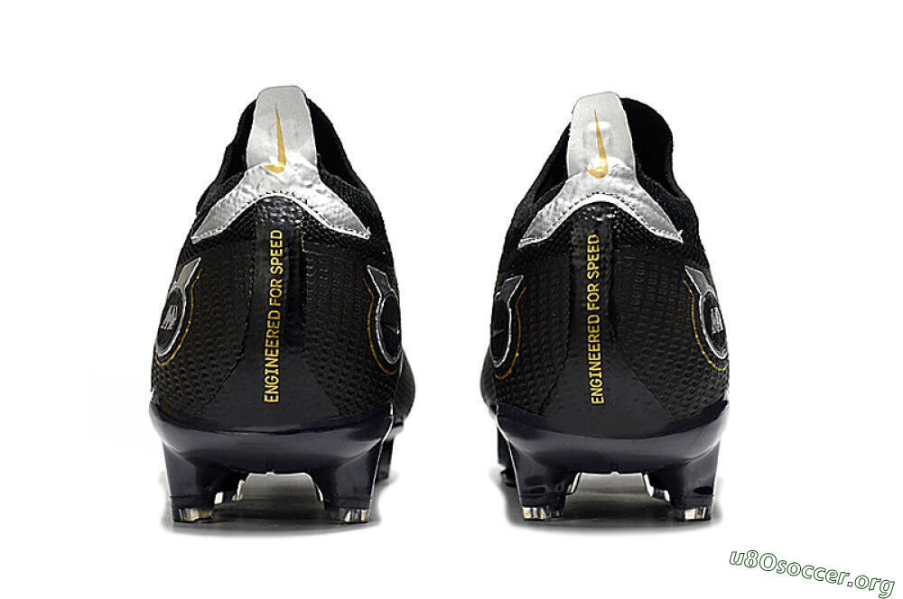 ike Mercurial Vapor 14 Elite FG Football Boots - Black/Gold/Silver 5