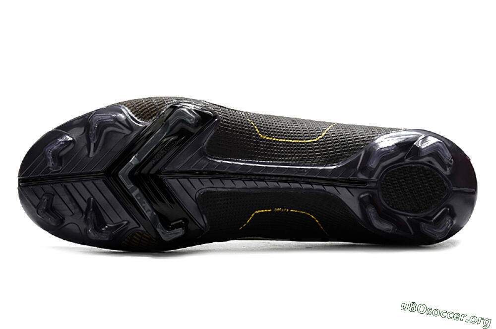 ike Mercurial Vapor 14 Elite FG Football Boots - Black/Gold/Silver 6