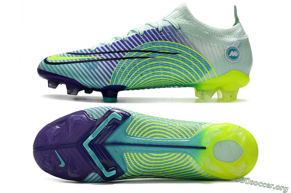 ike Mercurial Vapor 14 Elite FG Football Boots - Blue/Jade/Yellow 1