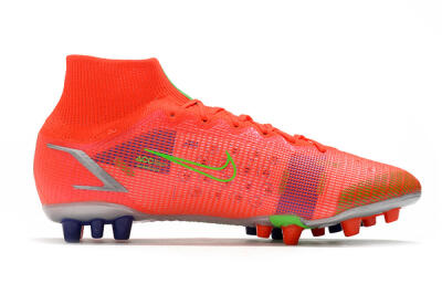 Nike Mercurial Superfly 8 Elite AG Football Boots - Red/Yellow/Silver