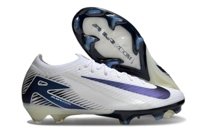 Nike Air Zoom Mercurial Vapor 16 Elite FG Football Boots - White/Blue