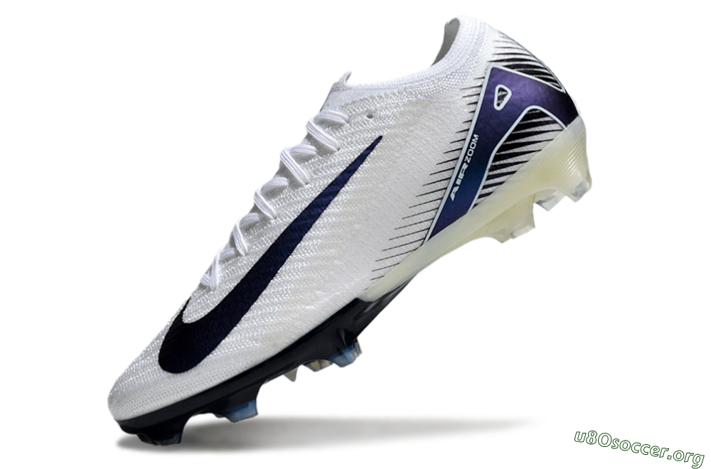 Nike Air Zoom Mercurial Vapor 16 Elite FG Football Boots - White/Blue 5