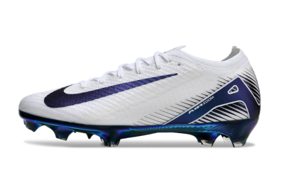 Nike Air Zoom Mercurial Vapor 16 Elite FG Football Boots - White/Blue/Gold