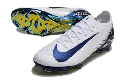 Nike Air Zoom Mercurial Vapor 16 Elite FG Football Boots - White/Blue/Gold