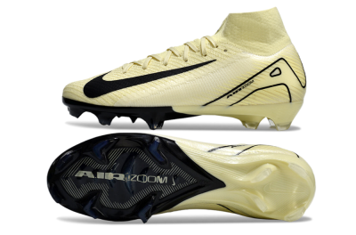Nike Air Zoom Mercurial Superfly 10 Elite FG Football Boots - Beige/Black/Yellow