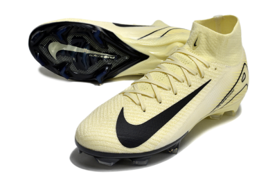 Nike Air Zoom Mercurial Superfly 10 Elite FG Football Boots - Beige/Black/Yellow