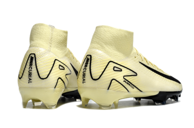 Nike Air Zoom Mercurial Superfly 10 Elite FG Football Boots - Beige/Black/Yellow