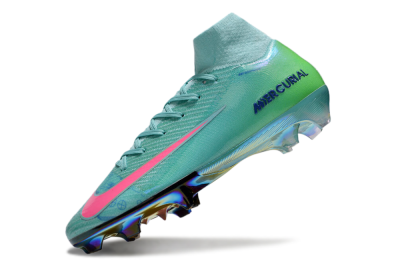 Nike Air Zoom Mercurial Superfly 10 Elite FG Football Boots - Jade/Pink/Yellow