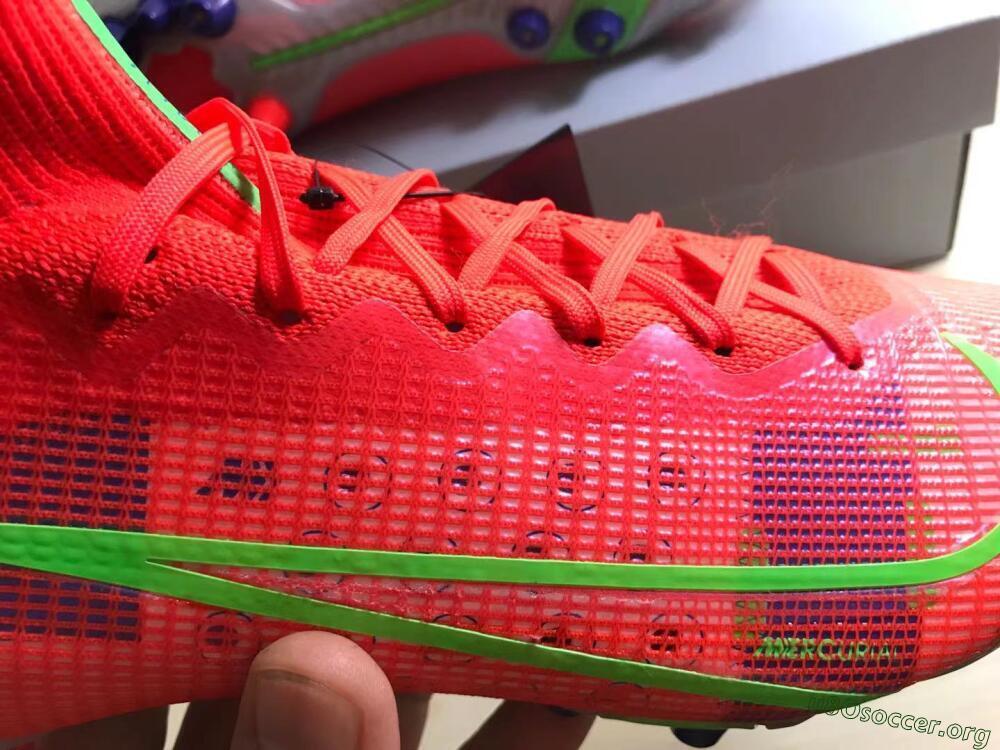 Nike Mercurial Superfly 8 Elite AG Football Boots - Red/Yellow/Silver