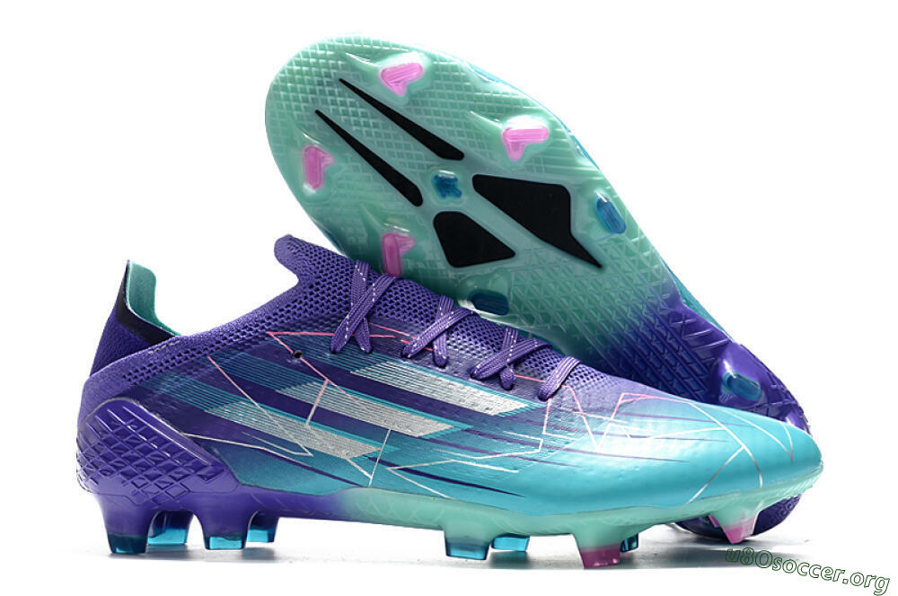 Adidas X Speedflow.1 Messi FG Football Boots - Jade/Purple/Pink 2