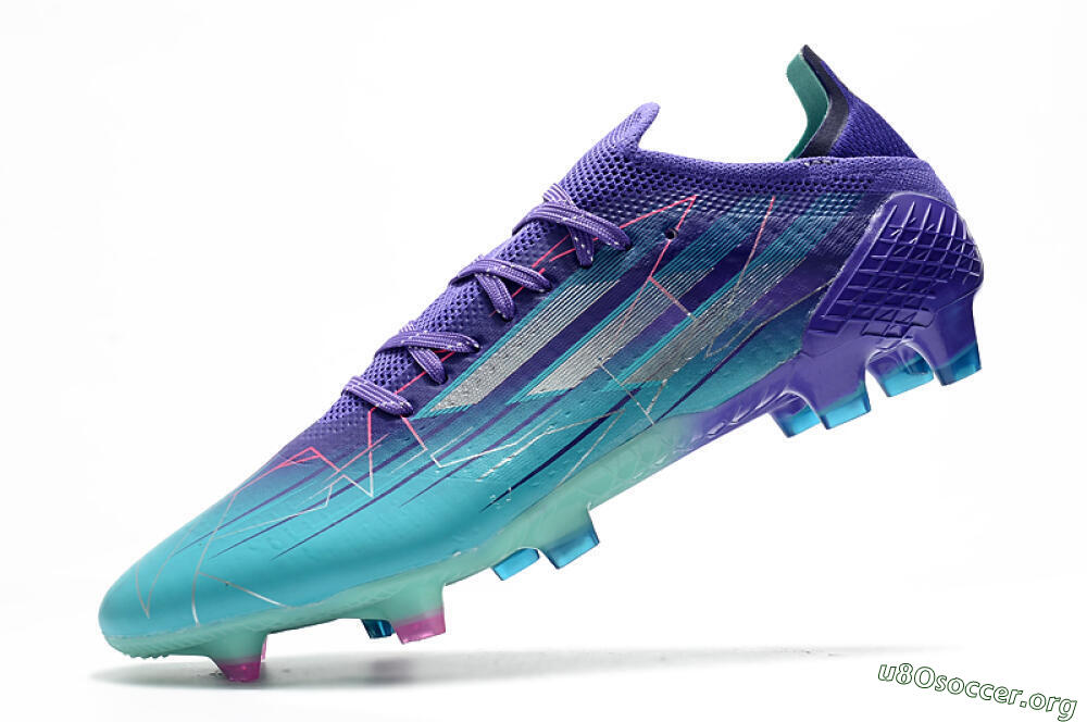 Adidas X Speedflow.1 Messi FG Football Boots - Jade/Purple/Pink 4