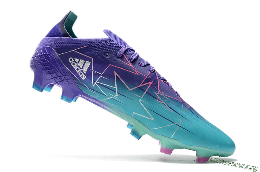 Adidas X Speedflow.1 Messi FG Football Boots - Jade/Purple/Pink 5