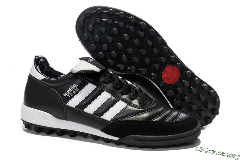 Adidas Copa Mundial Team Astro TF Football Shoes - Black/White/Red 2