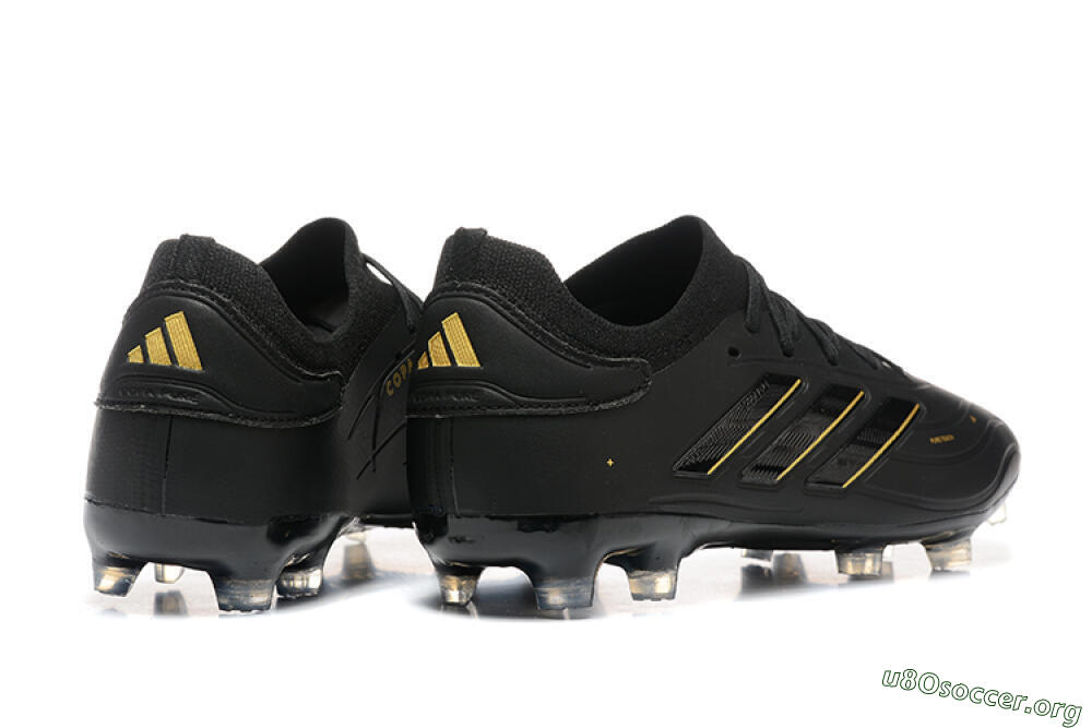 Adidas Copa Pure 2+ FG Football Boots - Black/Gold/Blue 9